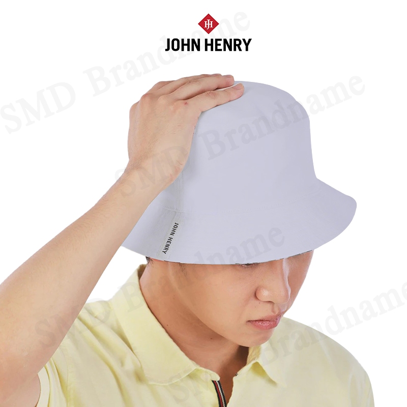John Henry หมวกบักเก็ต รุ่น Palm Graphic Bucket Hat (Off White) Code: JH S424MHAAC67 - รูปที่ 5