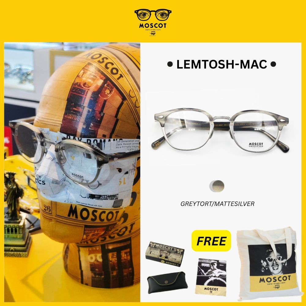 แว่นตา MOSCOT LEMTOSH-MAC 49 COL.GREYTORT/MATTESILVER