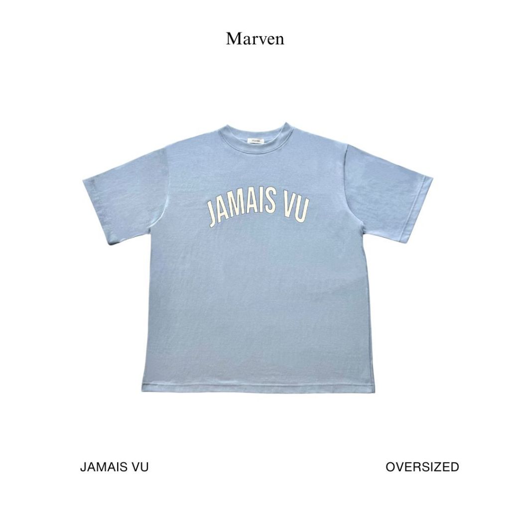 Marvenapparel - JAMAIS VU (Unisex) เสื้อยืดสกรีนลายทรง Baby crop / Oversized
