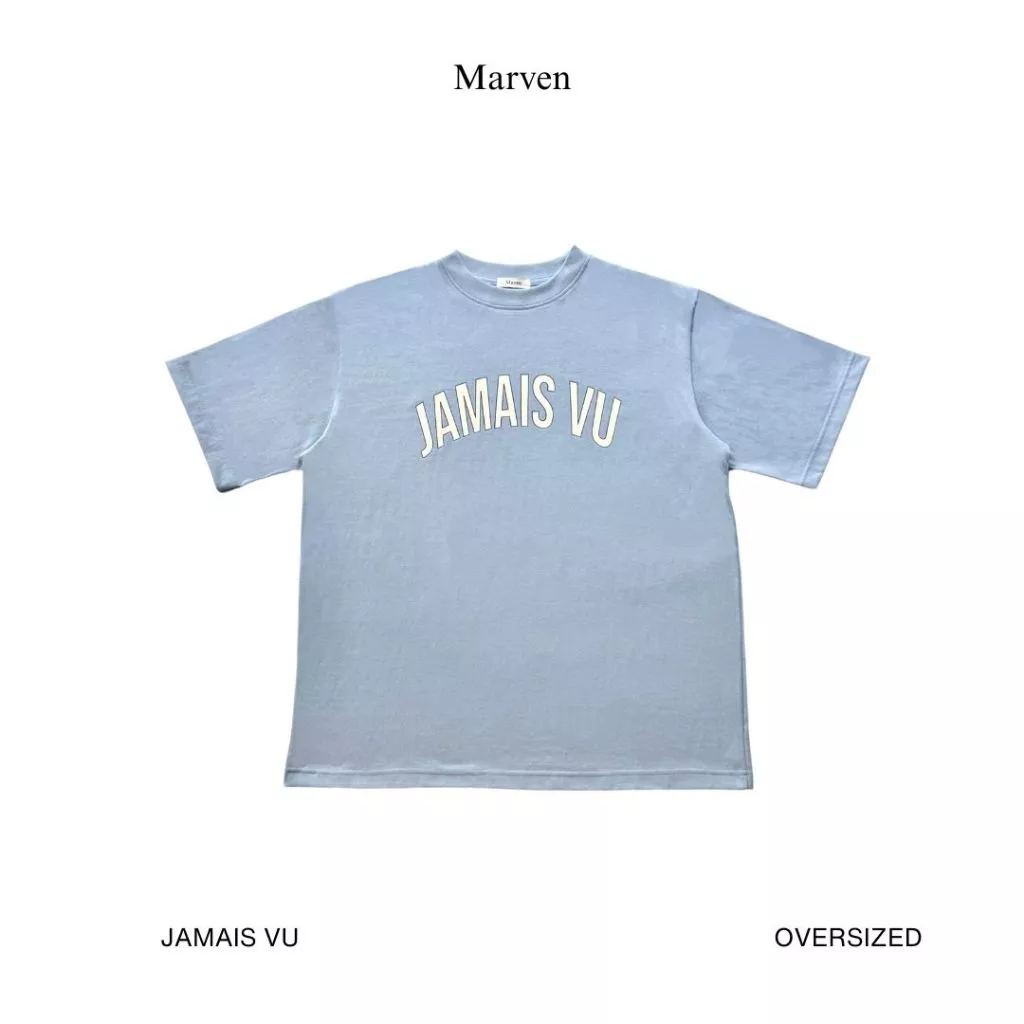 Marvenapparel - JAMAIS VU (Unisex) เสื้อยืดสกรีนลายทรง Baby crop / Oversized