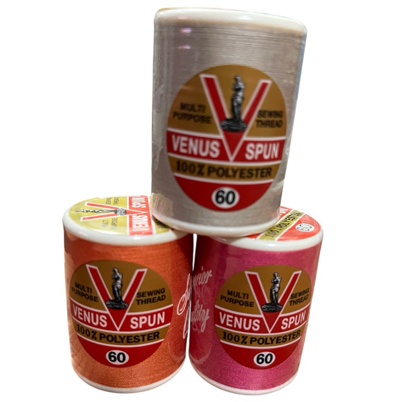 ด้ายวีนัส เลือกสีได้ ม้วนละ 20 บาท พร้อมส่ง