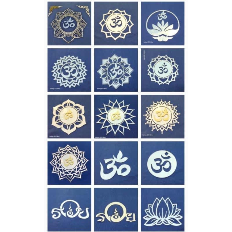 หิ้งพระ  โต๊ะหมู่ H44 ติดกระจกสีทอง โต๊ะหมู่บูชา.หิ้งพระติดผนัง พระพิฆเนศ ท้าวเวสสุวรรณ ต้นโพเรียกทรัพย์  ชั้นวางพระ - รูปที่ 6