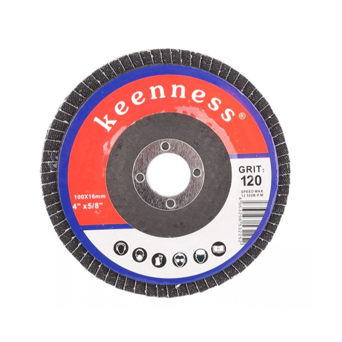 (1ใบ) กระดาษทรายซ้อน Keenness 4 นิ้ว หลังแข็ง เบอร์ 40-320 ขัดเหล็ก ขัดสแตนเลส งานไม้ งานโลหะ - รูปที่ 2