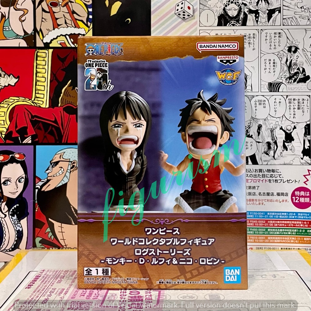 🔥 WCF Log Stories Monkey D. Luffy & Nico Robin one piece วันพีซ 🔥 แท้ ญี่ปุ่น💯