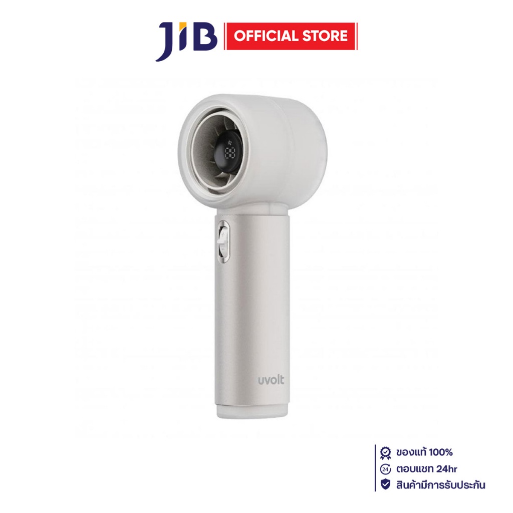 HANDHELD MINI FAN (พัดลมพกพาขนาดเล็ก) UVOLT HIGH SPEED - SILVER (UVHF05-SLV)