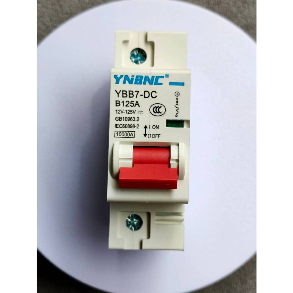 เบรกเกอร์ DC 1P ฺฺฺฺฺB63A 80A 100A 125A 150A 200A 250A สำหรับโซล่าเซลล์ มอเตอร์ไซค์ไฟฟ้า รถไฟฟ้า  พร้อมส่งทันทีในไทย - รูปที่ 4