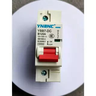 เบรกเกอร์ DC 1P ฺฺฺฺฺB63A 80A 100A 125A 150A 200A 250A สำหรับโซล่าเซลล์ มอเตอร์ไซค์ไฟฟ้า รถไฟฟ้า พร้อมส่งทันทีในไทย