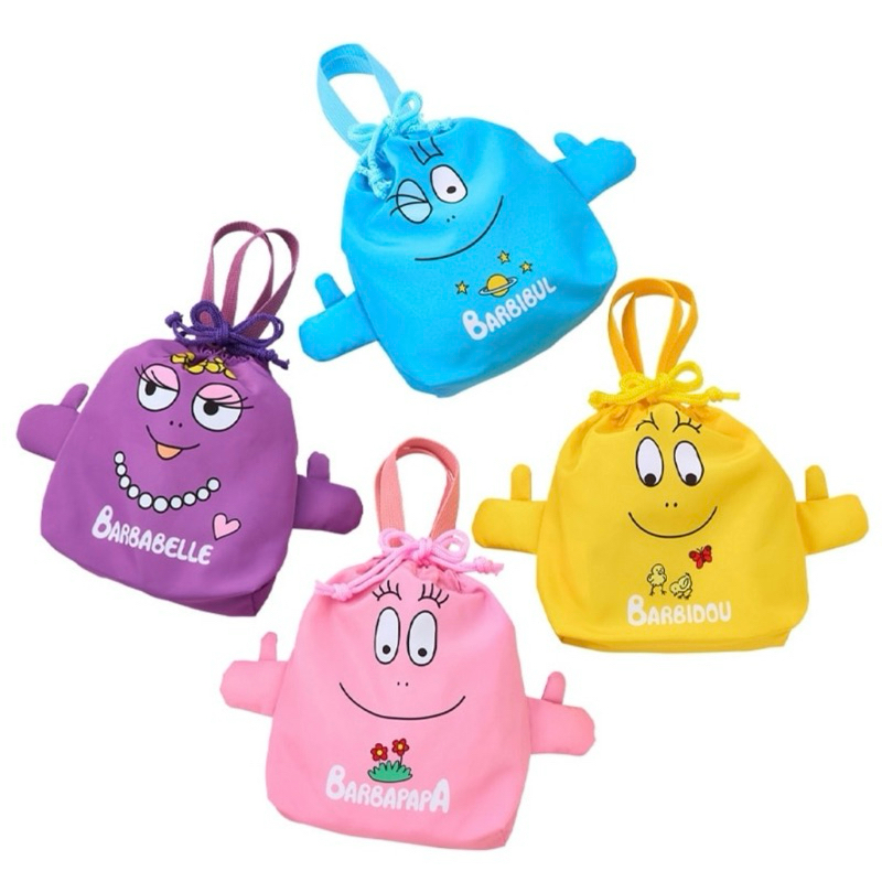 ถุงผ้า Barbapapa แท้จากญี่ปุ่น ขนาด 20x18x6 ซม.