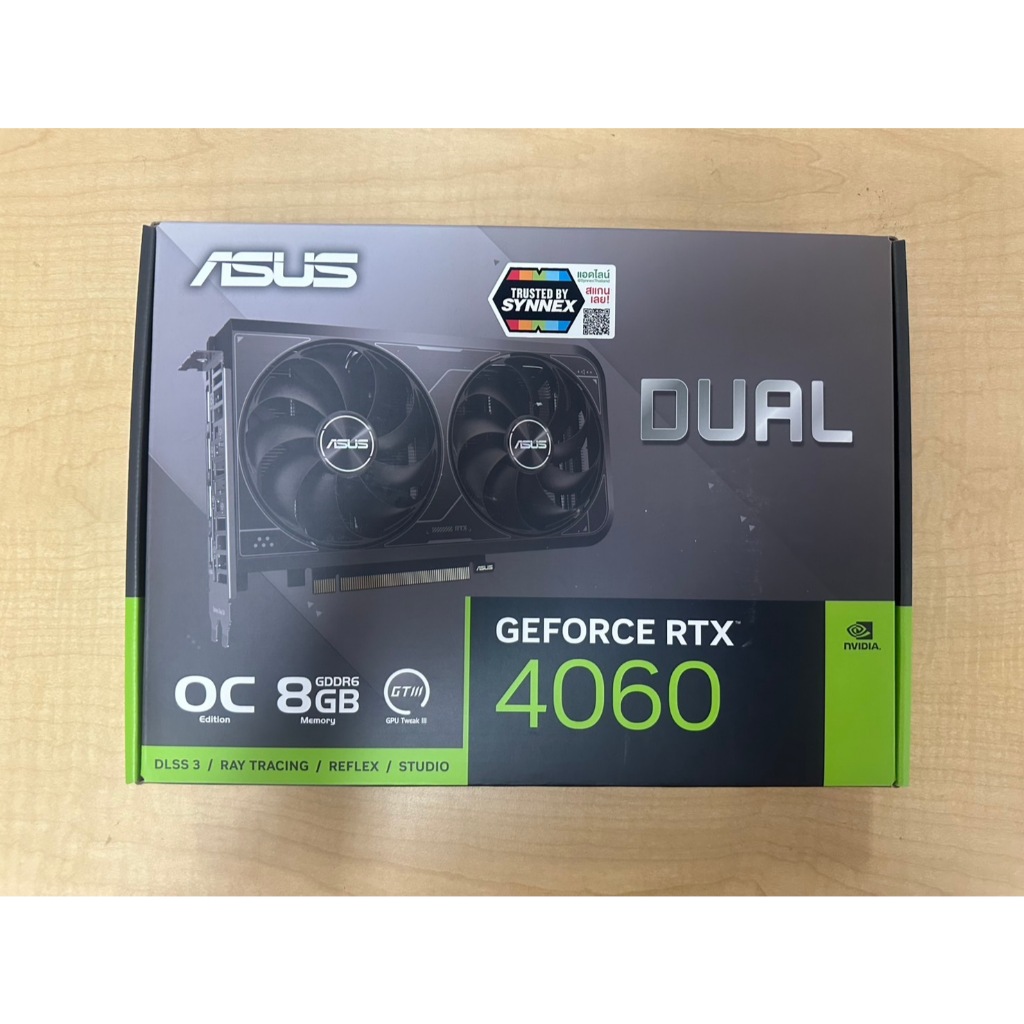 ASUS DUAL GEFORCE RTX 4060 OC EDITION 8GB GDDR6