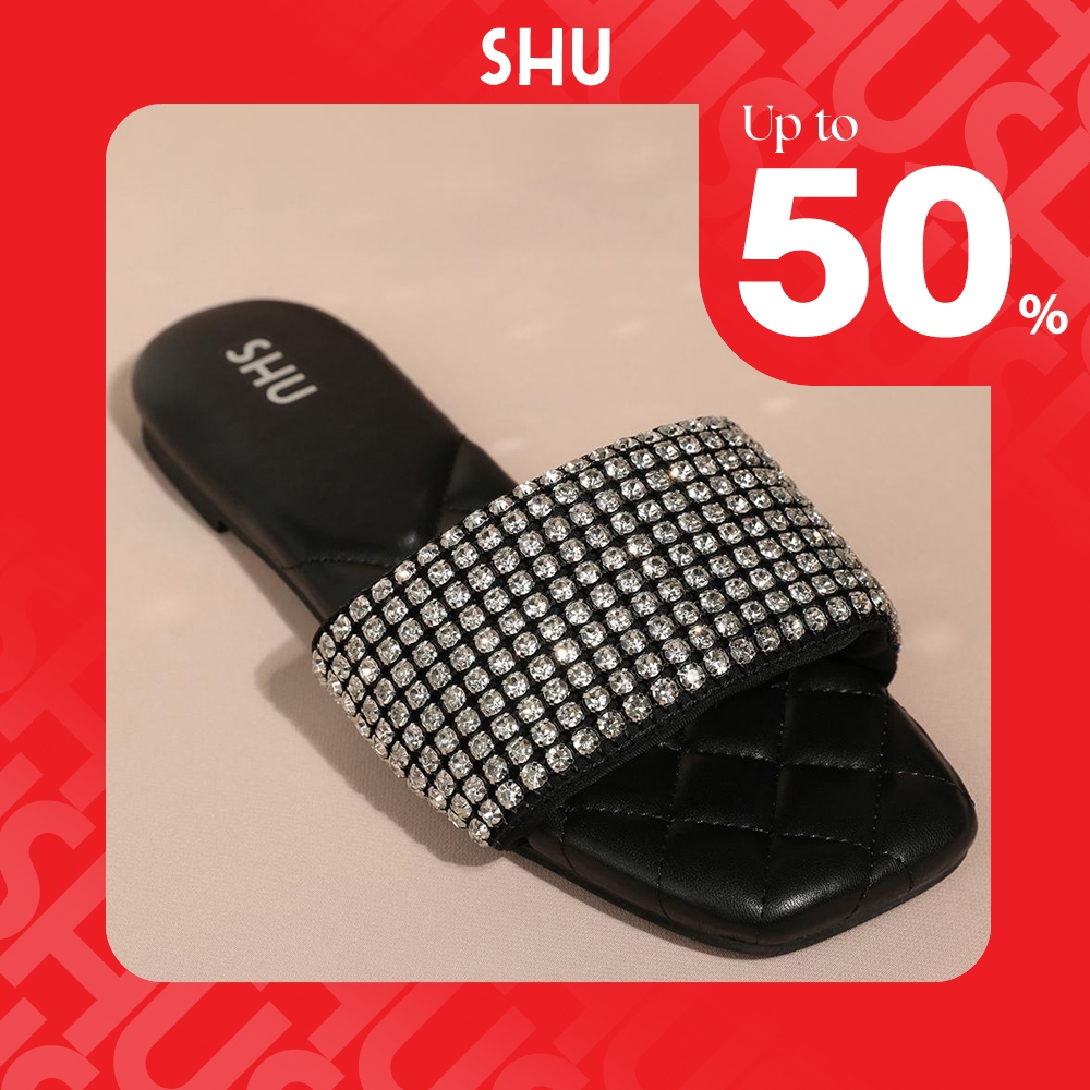 SHU DGB PALETTE SOFT SLIDE SANDALS รองเท้าแตะ