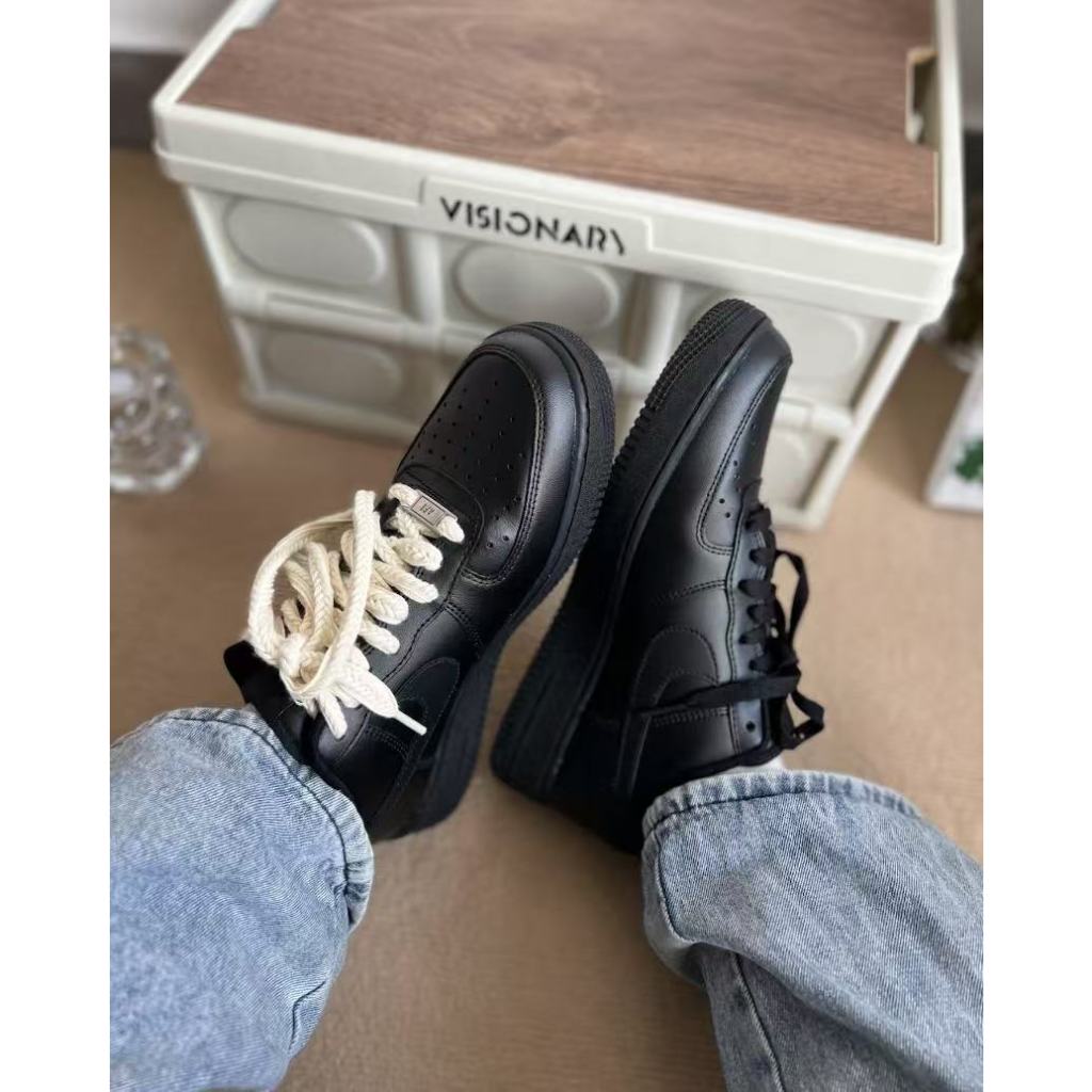 （ของแท้ 100%）  N IKE AIR Force 1 Low'07 รองเท้าผ้าใบสำหรับผู้ชายและผู้หญิงหลายสีให้เลือก