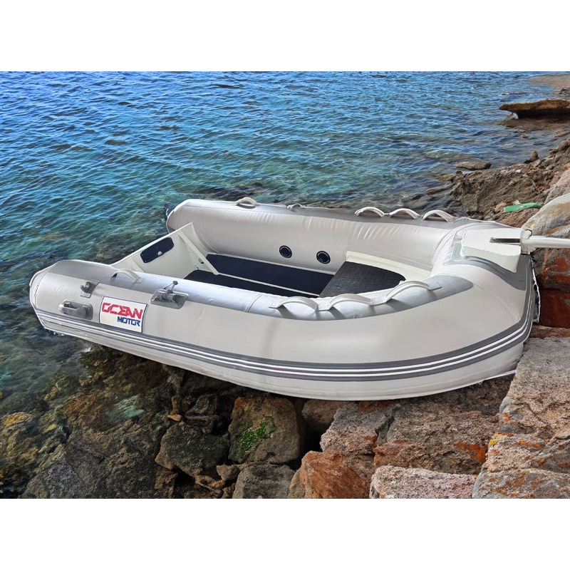 New dinghy rib boat kayak canoe Hypalon inflatable boat, rubber boat, fiberglass boath，Oceanmotor