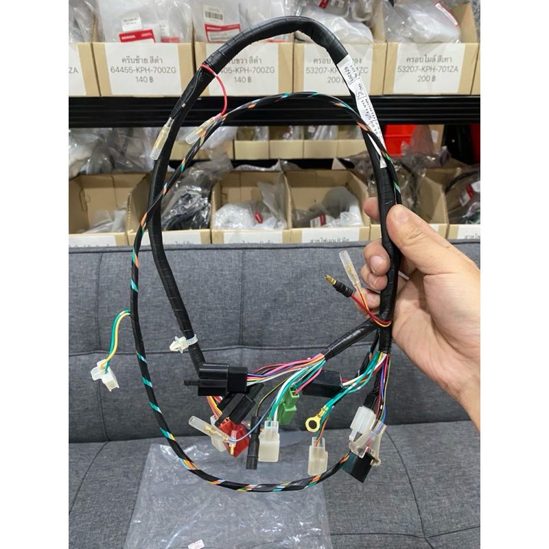 สายไฟเมนเวฟ125S หัวเถิกสตาร์ทมือ แท้เบิกศูนย์ *32100-KPH-900*