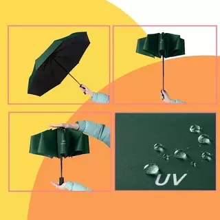🔥ร่ม uv🔥ร่มพับ ร่มกันแดด ร่มพับได้เหมาะสำหรับทั้งแดดและฝน ร่มมัลติฟังก์ชั่นสำหรับการป้องกันแดดและฝน