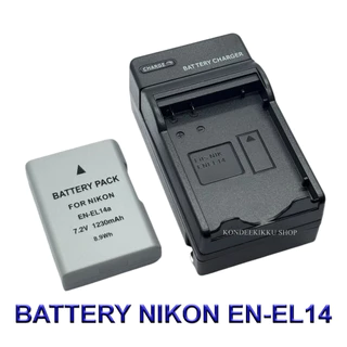 EN-EL14 \ EN-EL14a Battery and Charger For Nikon D3100,D3200,D3300,D3400,D3500,D5100,D5200,D5300,D5500,D5600,P7700,P7800