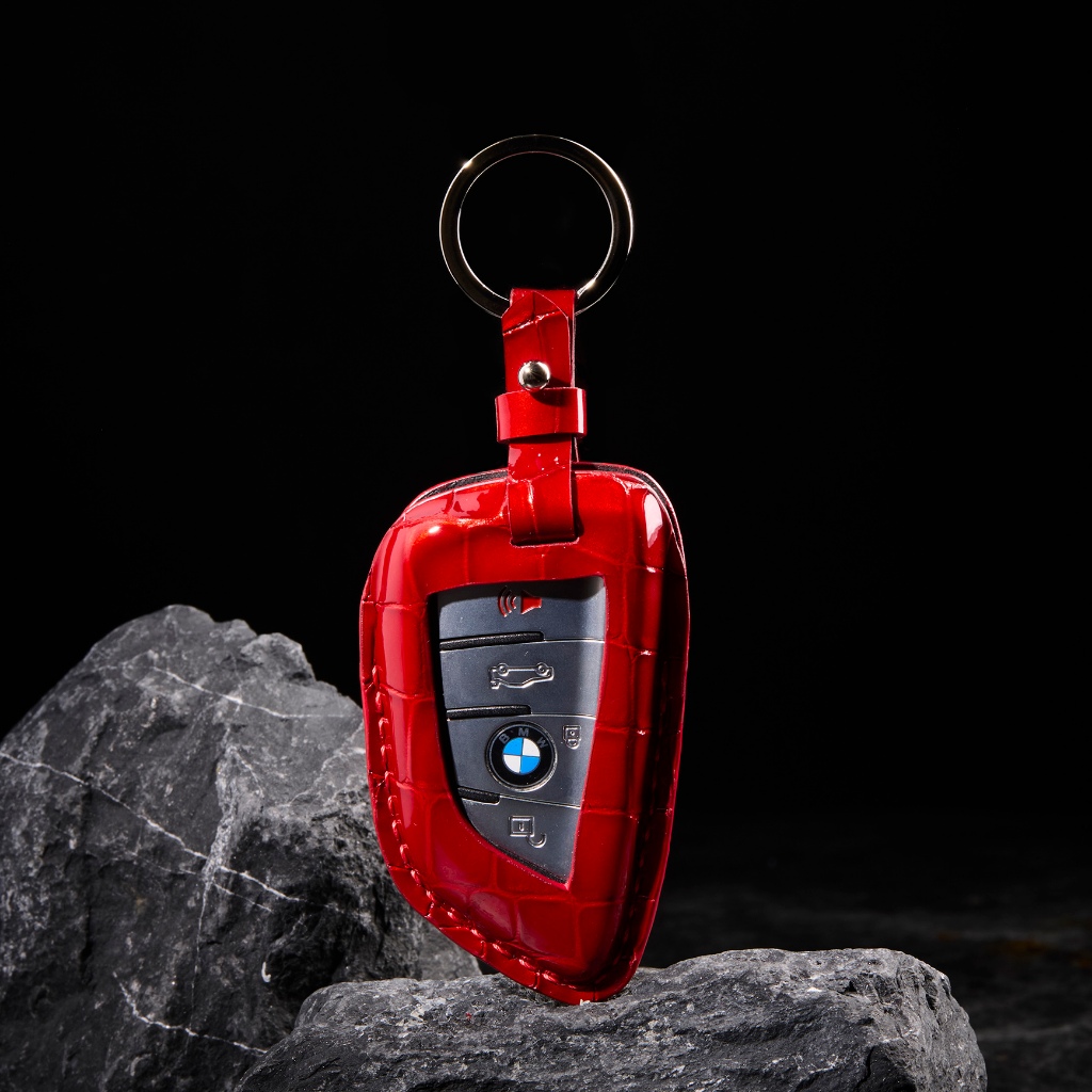 เคสกุญแจรถยนต์ BMW ซองกุญแจรถยนต์ หนังวัวแท้ CHAK