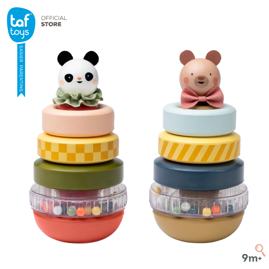 Taf Toys ห่วงเรียงซ้อน Stack-a-Panda / Bear ของเล่น เรียงซ้อน เสริมพัฒนาการ 9 เดือน ขึ้นไป