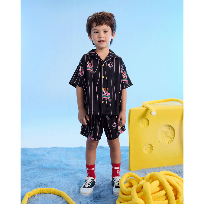 Littlemojo Spaghetti Shirt Set