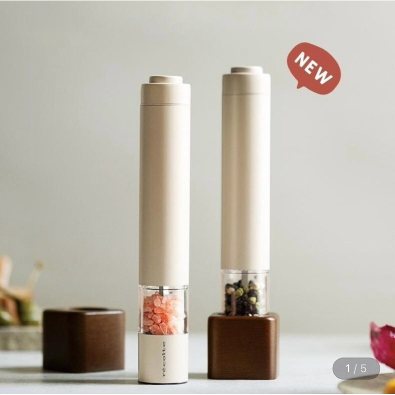 (พรีออเดอร์ ✈️🇰🇷) Recolte เครื่องบดเกลือพริกไทยอัตโนมัติ 🧂🌶️