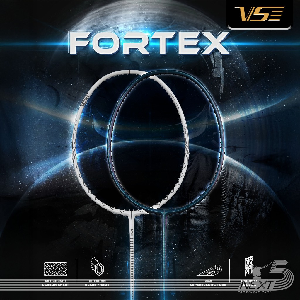 ไม้แบดมินตัน vs รุ่น Fortex แถมเอ็น ซอง กริปยาง ประกันศูนย์ไทย