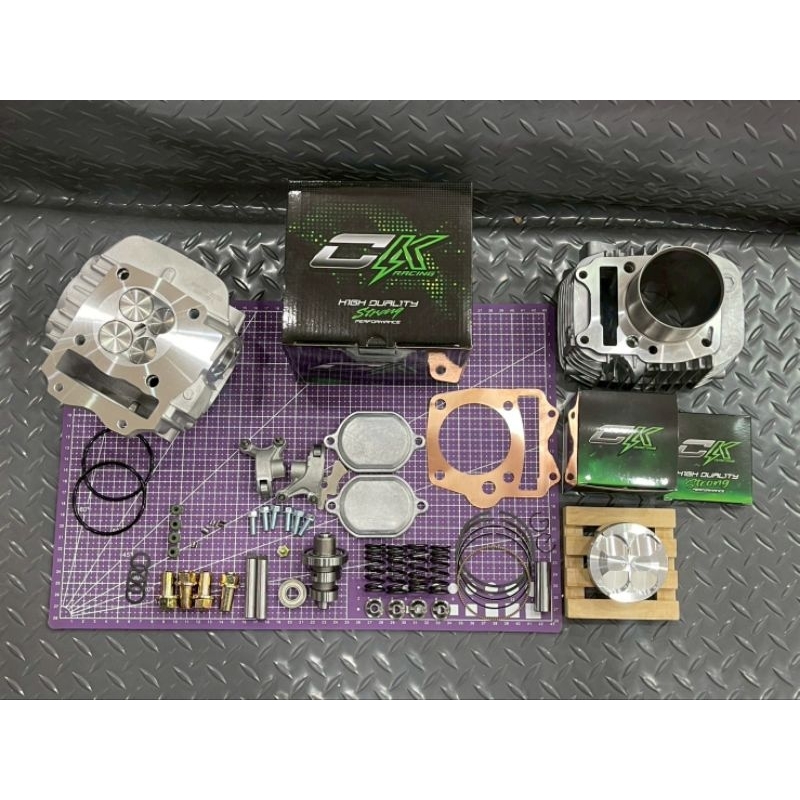 ฝาสูบ4วาล์วwave125 ชุด4วาล์วเวฟ125 ชุด4วาล์วwave125 เสื้อลูก66/67พร้อมฝาสูบ4วาล์วCK แถมเฟืองปรับองศา