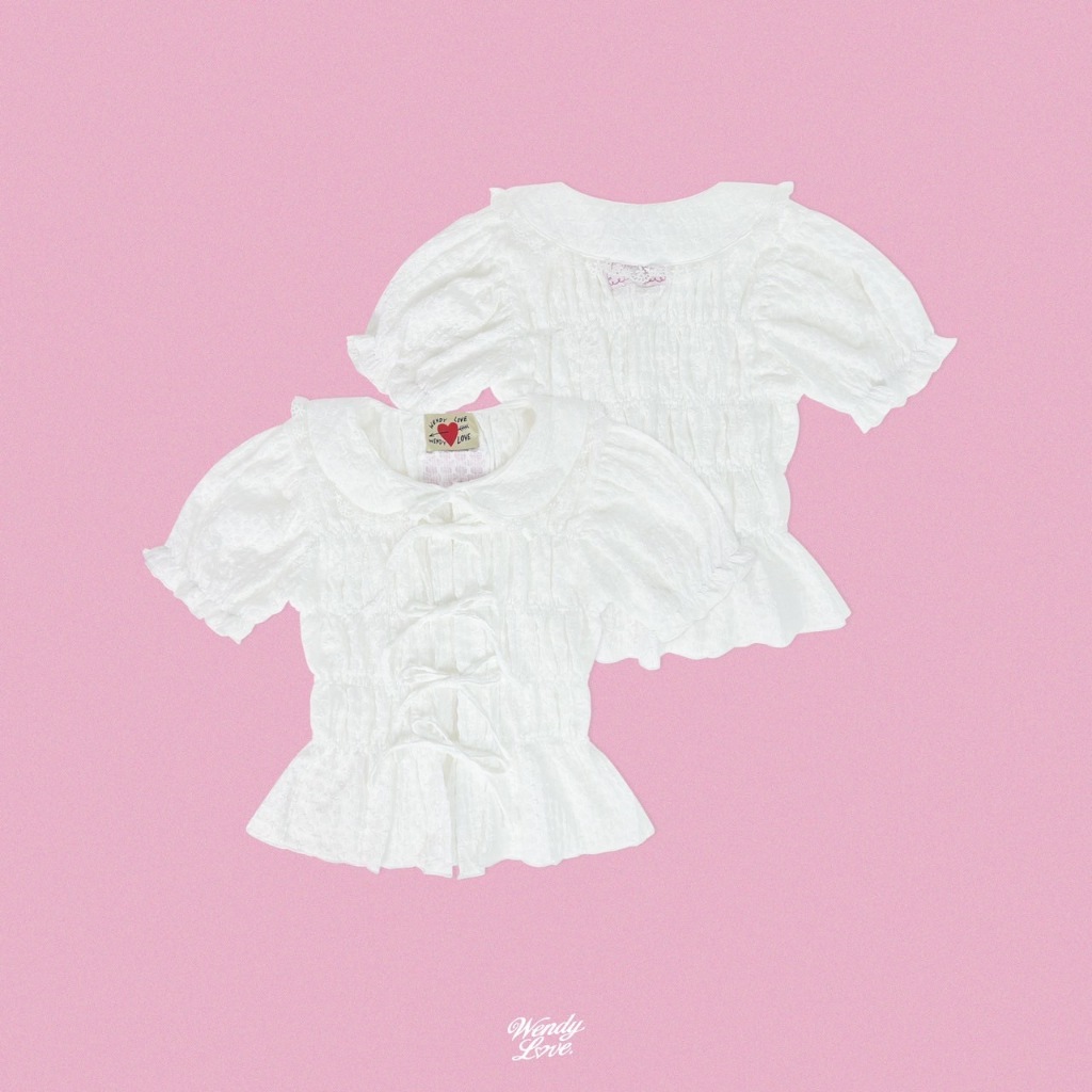 WENDYLOVE | Sherlyn Top  เสื้อแขนตุ๊กตา สุดน่ารัก
