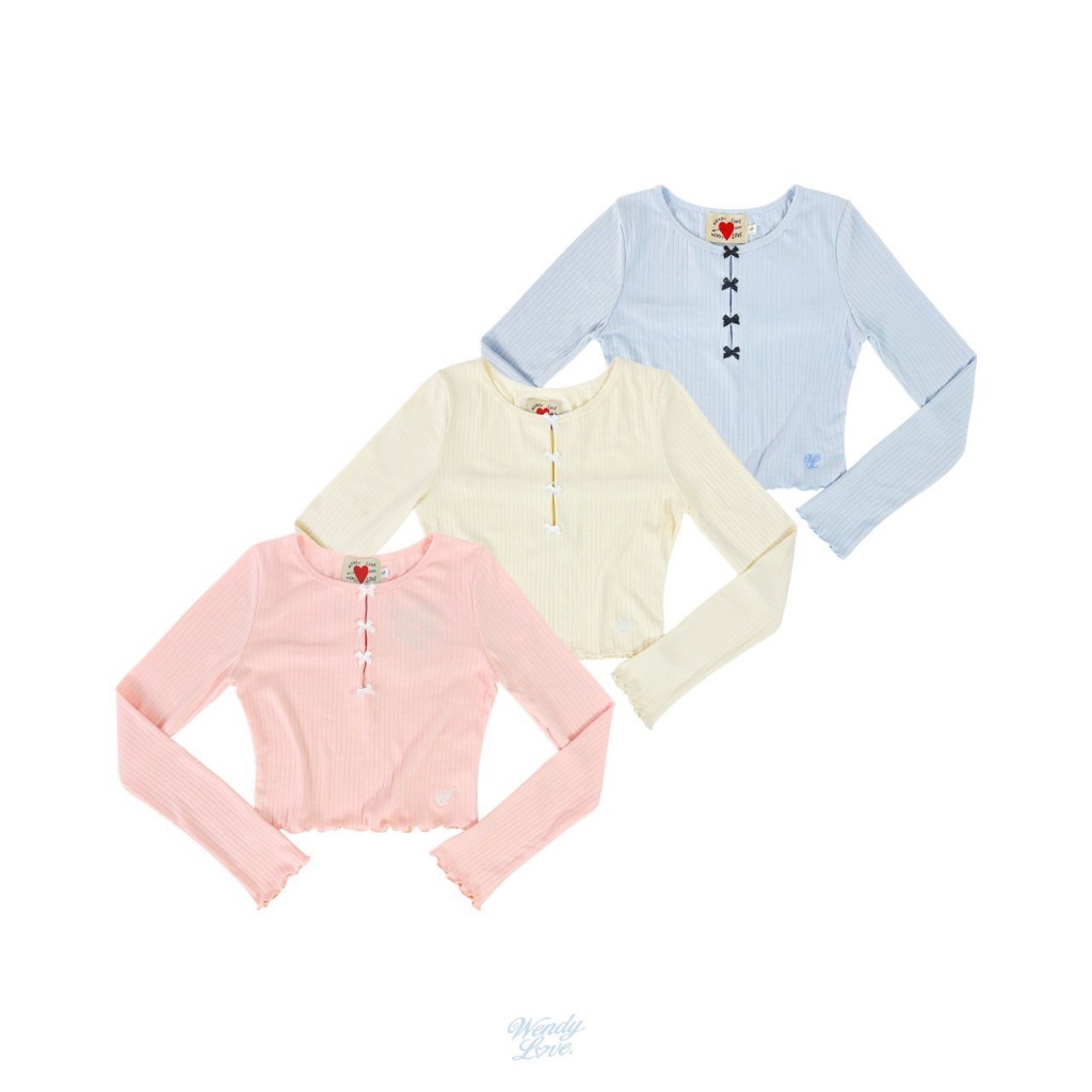 WENDYLOVE | Olina Top เสื้อแขนยาว สุดน่ารัก