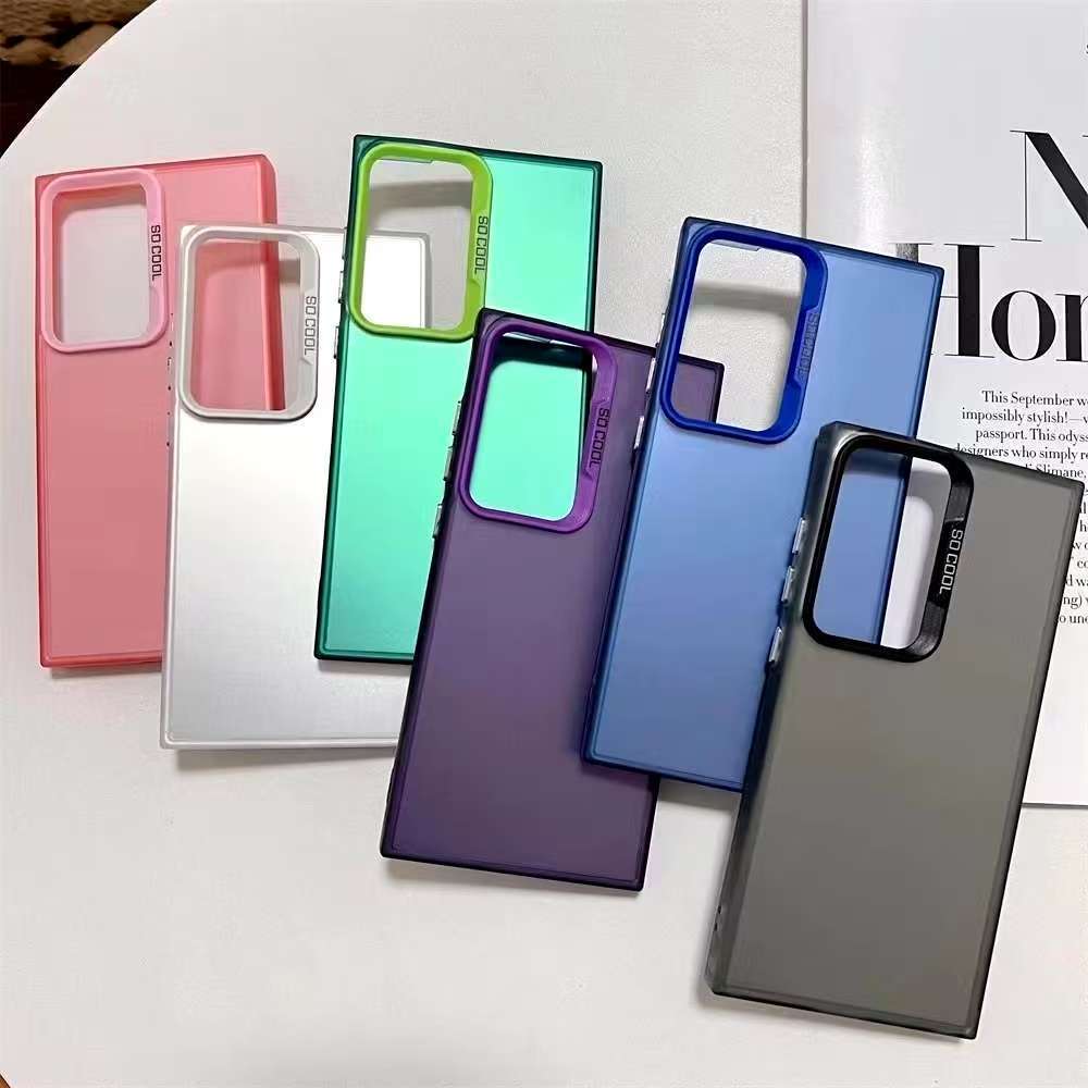 เคสผิวแบบด้าน IMD สำหรับ Samsung A34 A24 A23 A52 A52S A22 5G A12 M12 เคสกันกระแทกแข็ง ผิวด้าน พร้อมส่ง