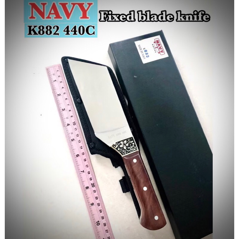 High quality fixed blade knife NAVY k-882 for collection and camping 🏕️