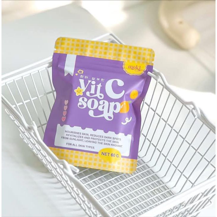 (แพ็คเกจใหม่)สบู่ส้มวิตซี MD ผิวใส