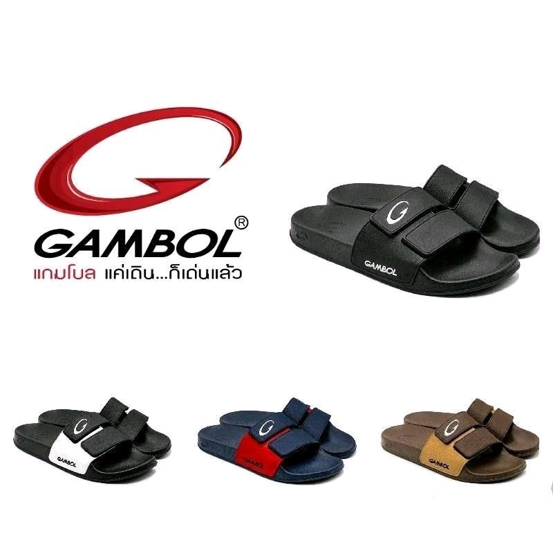 🔥Hot item🔥 ส่งไว!!! ราคาถูกที่สุด!!! ใน Shopee!!! GAMBOL แกมโบล รองเท้าแตะลำลอง GM43106 ของแท้พร้อมกล่อง​ ไซส์ 38 - 44