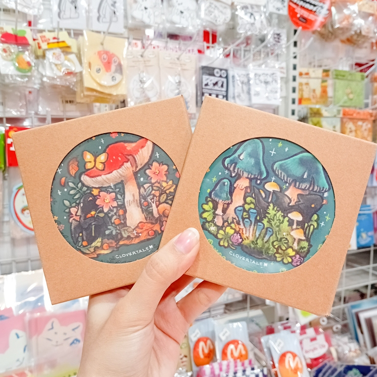 ✨มีลายใหม่ด้วยน้าา✨Coaster แผ่นรองแก้วหินซับน้ำ รวมลาย Dra-ngo มังโง่ะ สุดน่ารัก แผ่นรองแก้วที่น่ารักที่สุด [CLOVERTALE]