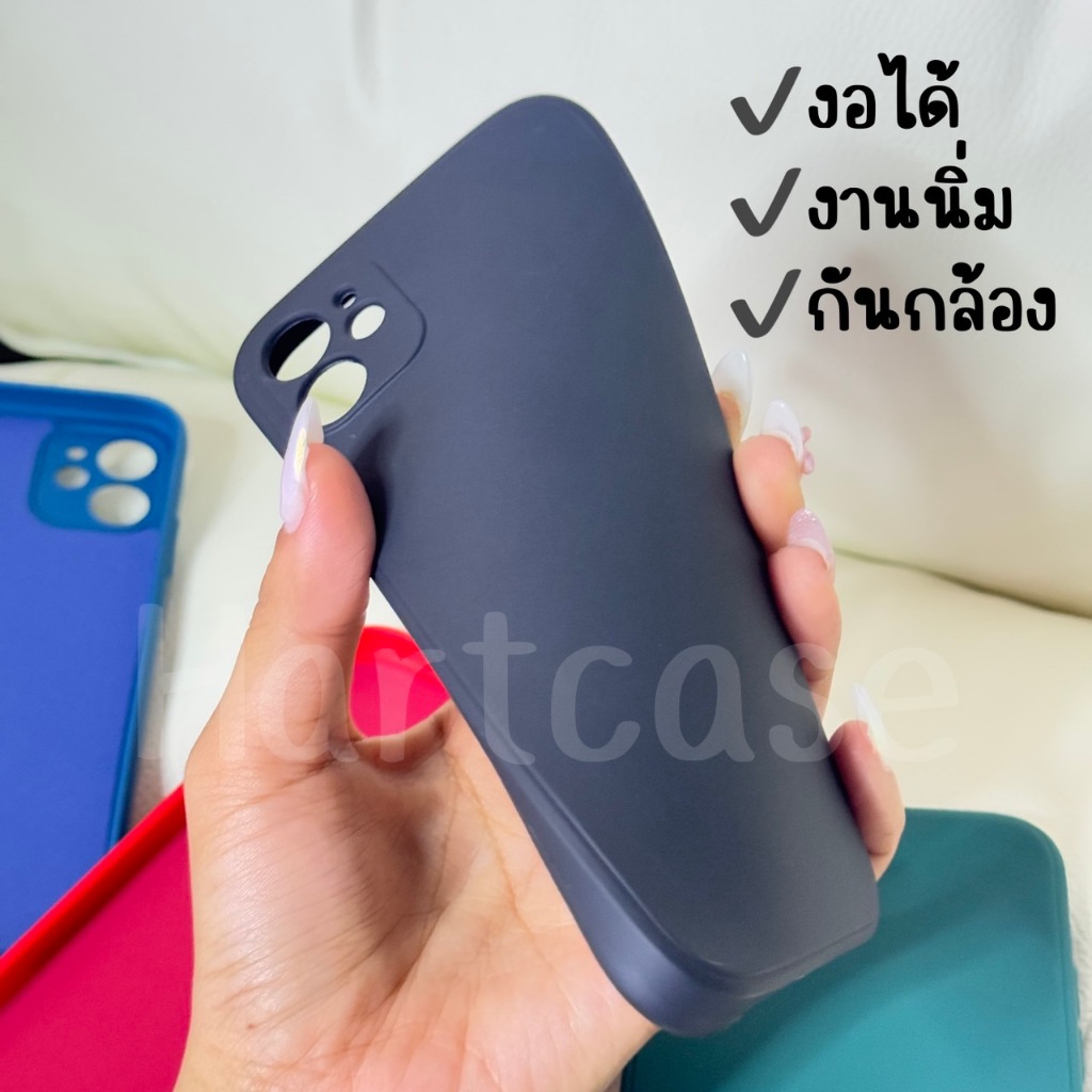 เคส TPU สีพื้น กันกล้อง OPPO - A5 A7 A3S A31 A38 A53 A53S A54 A5S A57 A58 A60 - รูปที่ 7