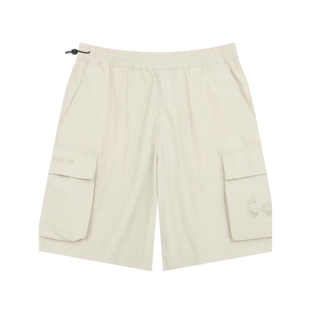 GIORDANO กางเกงขาสั้นคาร์โก้ ผู้ชาย Men's Cargo Shorts (Minions) 01105228