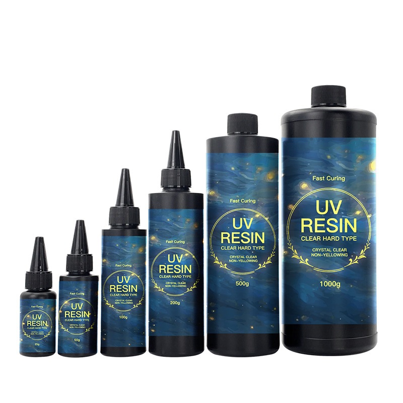 กาวยูวี กาวคริสตัล DIY กาวเรซินแข็งใสสูง ไม่มีกลิ่น uv resin[พร้อมส่ง]