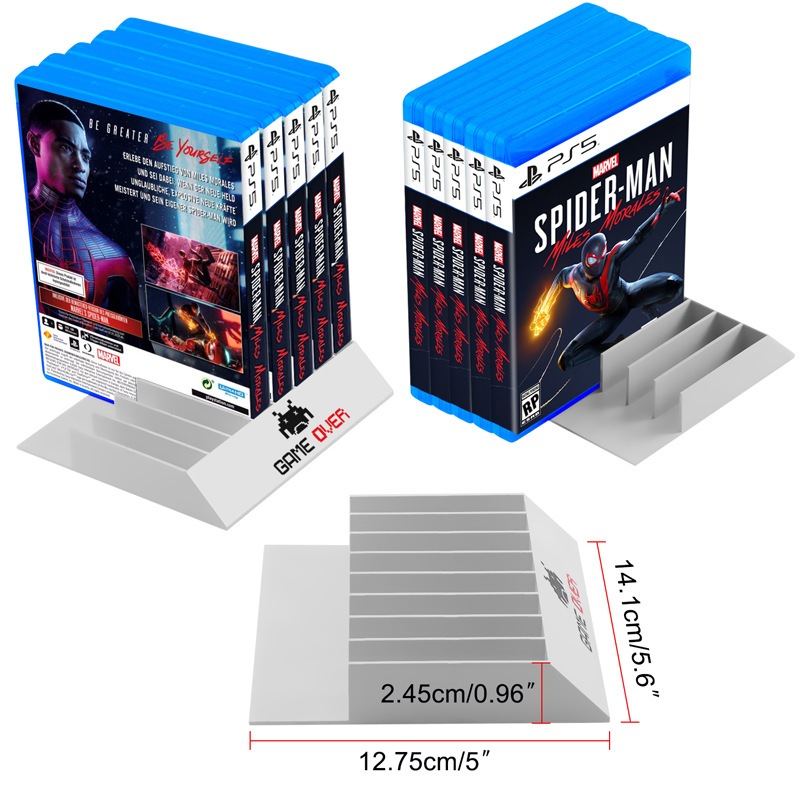 ใหม่! พร้อมส่ง! เก็บแผ่นเกม PS3 PS4 PS5 XBOX One Series X S Game Case Stand For Display Card Box