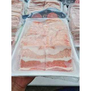 สามชั้นสไลด์กระทะ (700g.)456 🐷⚡️ส่งด่วน🏆ขายดีอันดับ1⭐️ปิ้งย่าง ชาบู หมูกระทะ🔥ค่าส่งเหมา✅คละได้ทั้งร้าน 🚚💨ส่งขนส่งแช่เย็น