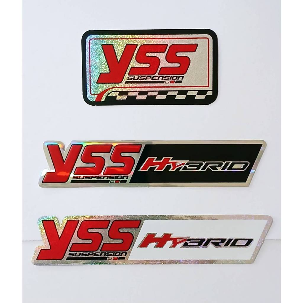 ฟอย์สติ๊กเกอร์แต่งรถ แต่งคลัช แต่งท่อ แต่งโช้ค #yss ( สะท้อนแสงทุกแบบ ) - รูปที่ 2