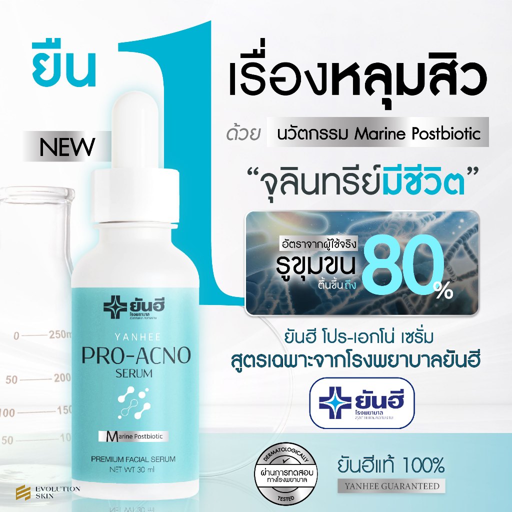 [ ของแท้ มีบัตรตัวแทน ] Yanhee Pro Acno Serum เซรั่มสิว ยันฮีโปรเอกโน่ หลุมสิว ควบคุมความมัน