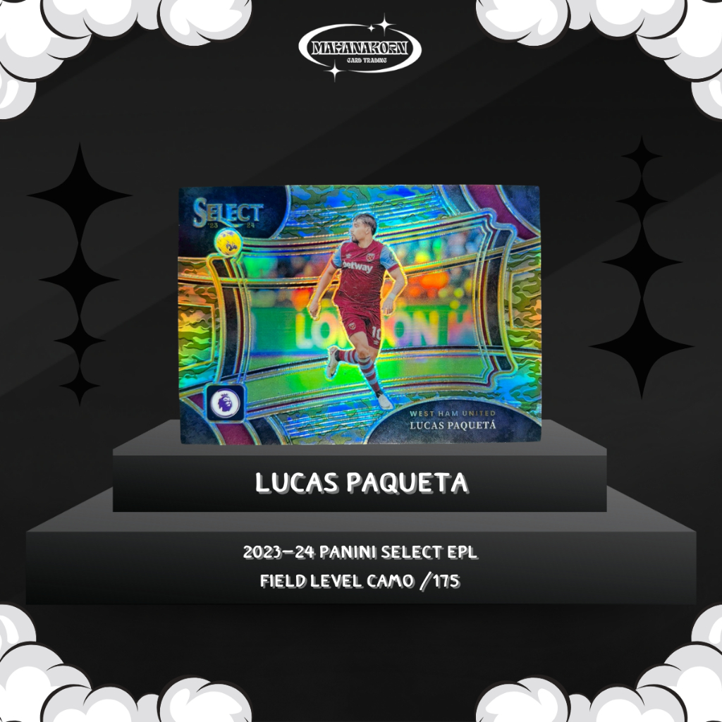 Lucas Paqueta 2023-24 Panini Select EPL Field Level Camo /175