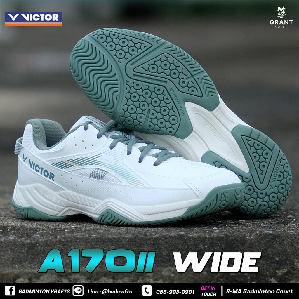 รองเท้าแบดมินตัน Victor A170II (WIDE) AG