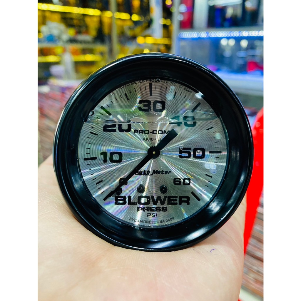 วัสบูสหน้าน้ำมันหน้าเงินขอบดำเข็มดำ