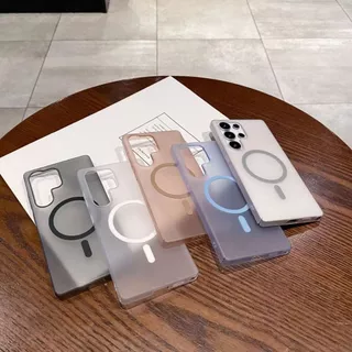 Magnetic เคส For Samsung A07 A17 A55 5G A56 A57 A36 A05S A15 A06 A16 A35 S26 S24 S25 Ultra FE เคสสำหรับ เคสใสกันกระแทก