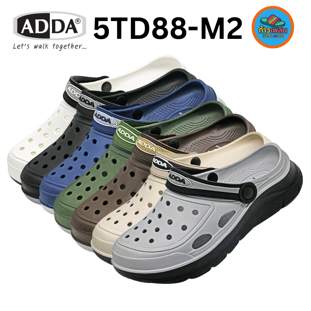 ADDA 5TD88M2 รองเท้าแตะหัวโต สำหรับผู้ชาย (เบอร์ 7-10)