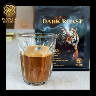 เมล็ดกาแฟ คั่วเข้ม DARK ROAST BOLAVEN (เข้มข้น สู้นม ) WHANJAI TEA COFFEE ROASTER