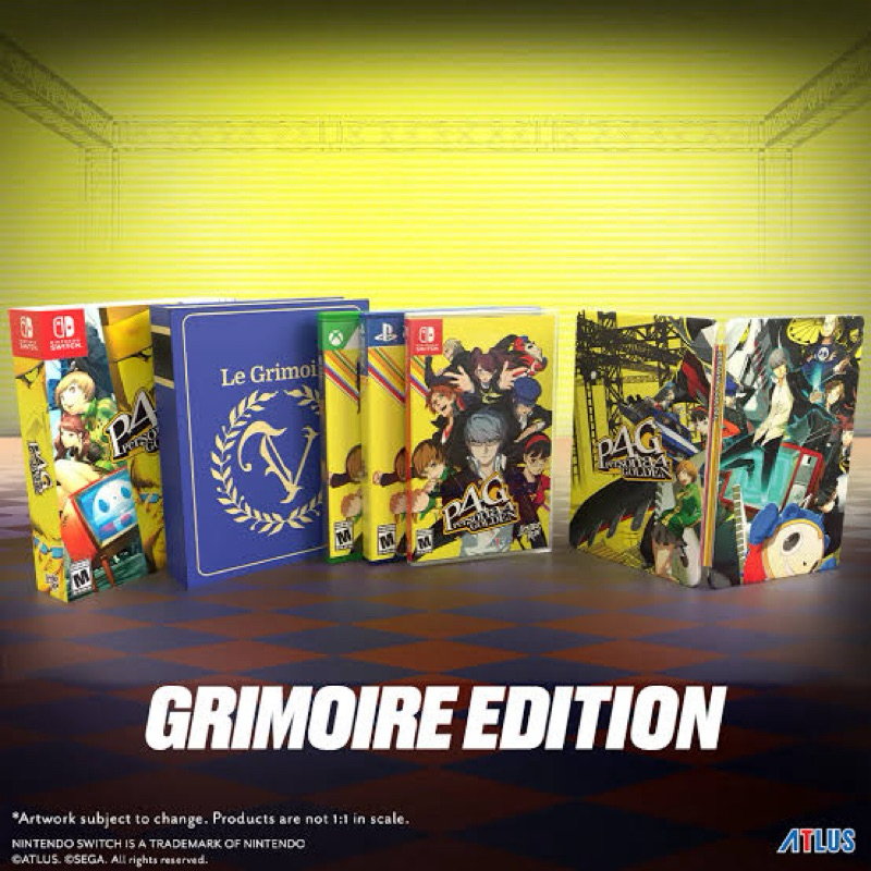 พร้อมส่ง NSW Persona 4 Golden Grimoire ภาษาอังกฤษ
