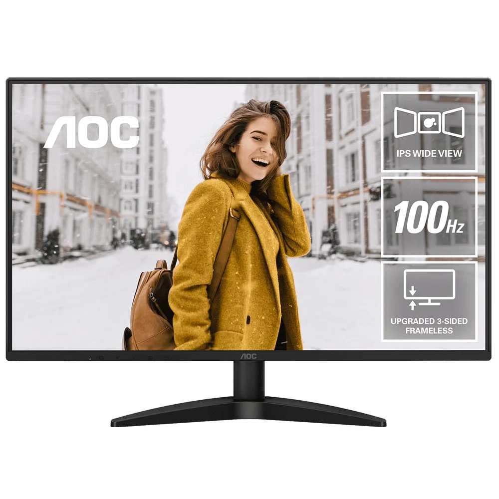 (จอมอนิเตอร์) monitor  AOC 27B36H/67 (IPS 100Hz)