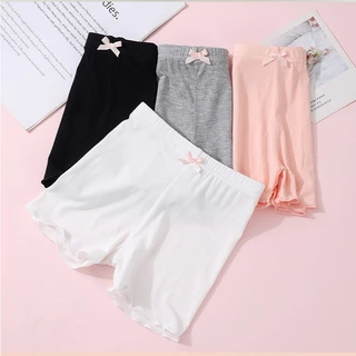 กางเกงซับในเด็กหญิง SIZE 100-170(2-15 ปี) ผ้านิ่ม ระบายอากาศ ไม่อึดอัด สวมใส่สบาย