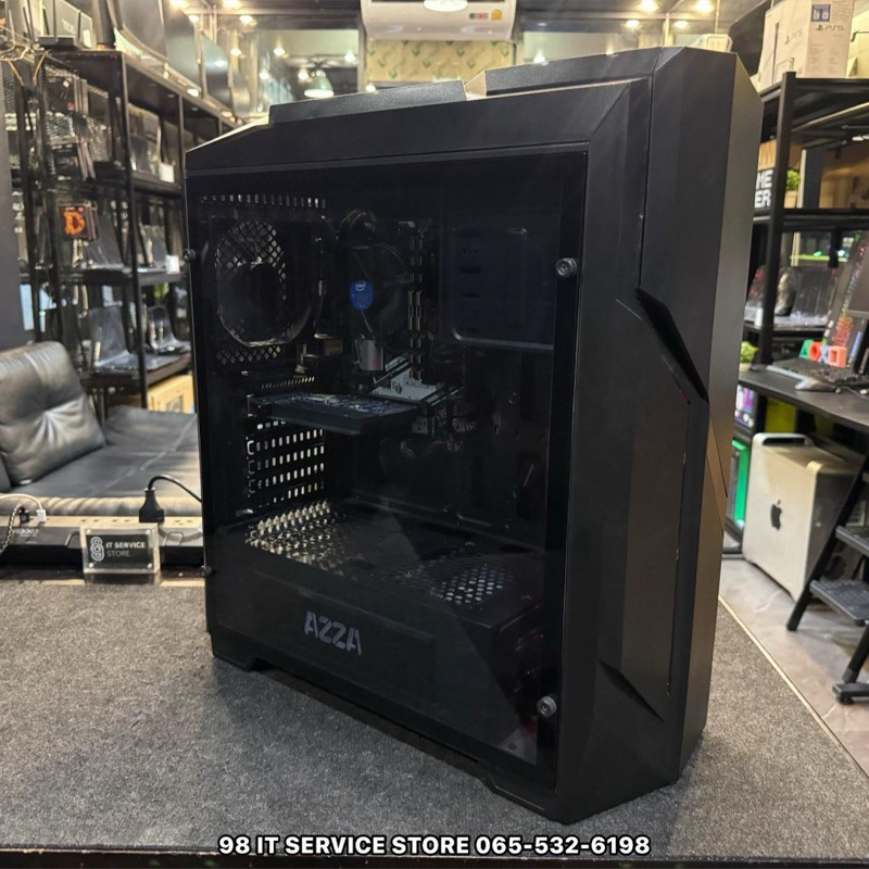 🎮 คอมประกอบเล่นเกมส์ พร้อมใช้ 🎮 i7 8700 + GT 730 4 GB SSD 256GB + 1 TB