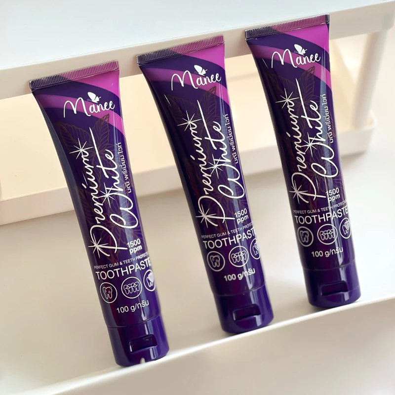 ยาสีฟันมณี 3หลอด 150บาท ปกป้องเหงือก